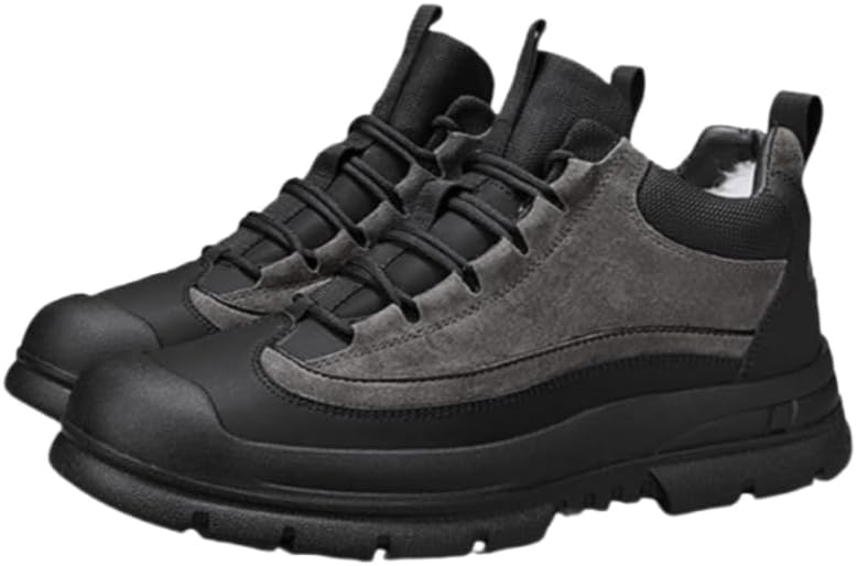 Мужские зимние высокие утепленные снежные ботинки - утепленные хлопком ботинки Hoalox, серый
Мужские зимние высокие утепленные снежные ботинки - утепленные хлопком ботинки Hoalox, серый