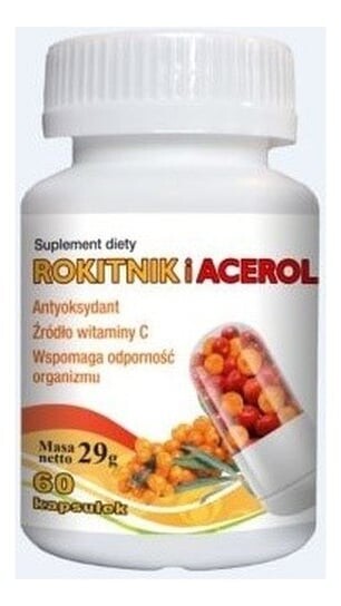 Gorvita, БАД Облепиха и ацерола, 60 капсул