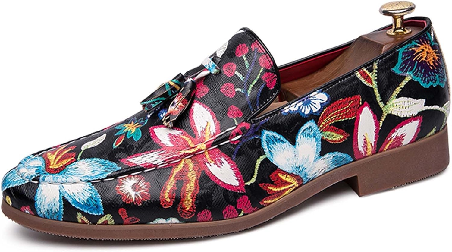 Мужские слипоны Vtiao с острым носком, лоферы с цветочным дизайном и бахромой, челси, кожаные мужские формальные лоферы, подходят для повседневной носки, вечеринок, ночных клубов, свиданий, официальных мероприятий и т.д, Multicoloured
Мужские слипоны Vtiao с острым носком, лоферы с цветочным дизайном и бахромой, челси, кожаные мужские формальные лоферы, подходят для повседневной носки, вечеринок, ночных клубов, свиданий, официальных мероприятий и т.д, Multicoloured