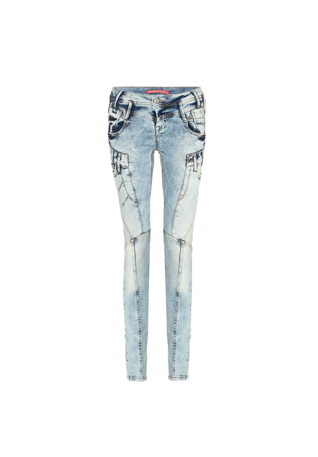 Джинсы скинни модного потертого узкого кроя CIPO & BAXX, цвет Lightblue
Джинсы скинни модного потертого узкого кроя CIPO & BAXX, цвет Lightblue