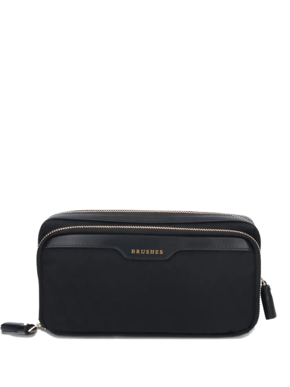 Косметичка с двойной молнией Anya Hindmarch, черный 
Косметичка с двойной молнией Anya Hindmarch, черный