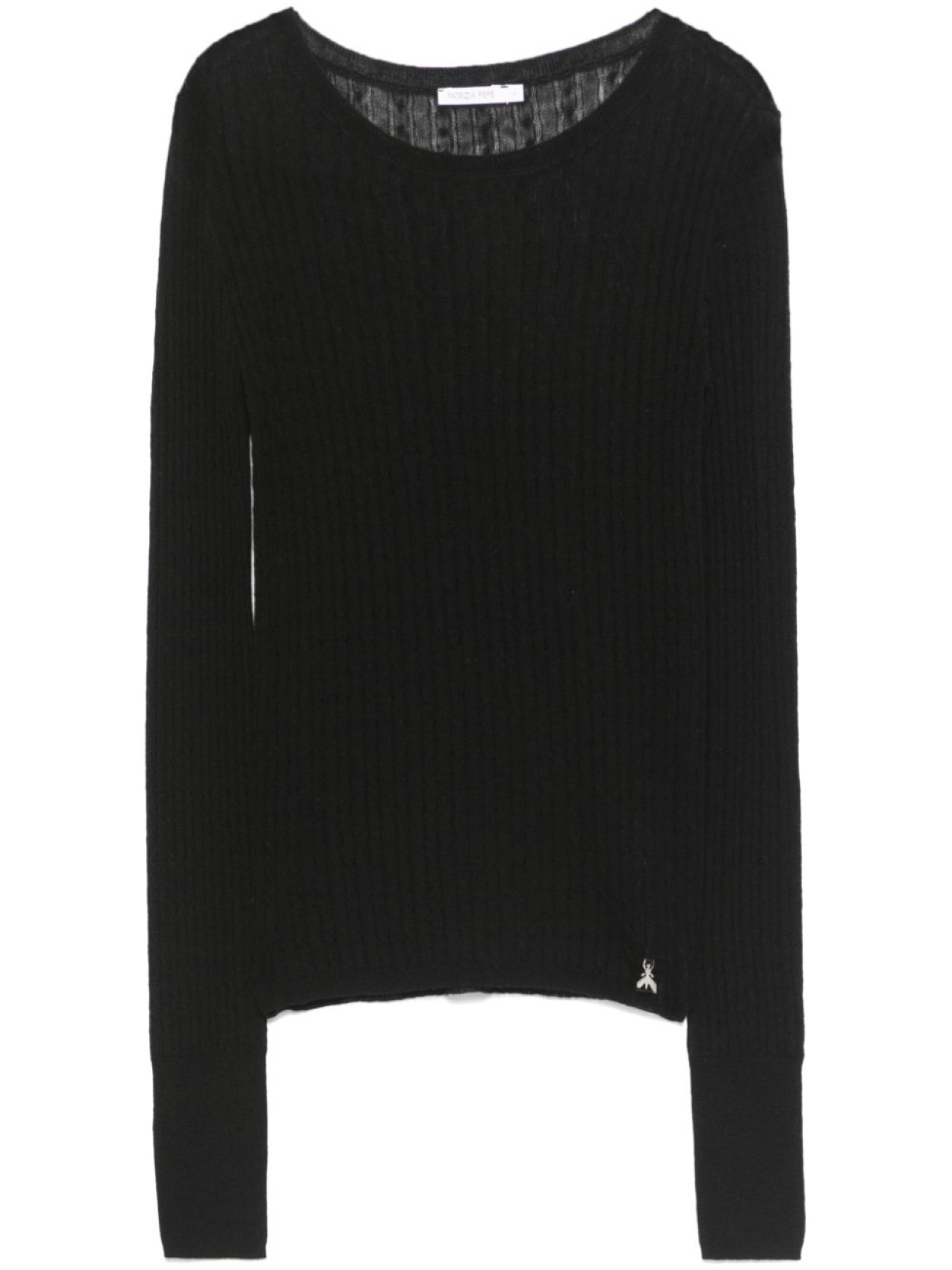 Patrizia Pepe свитер тонкой вязки, черный 
Patrizia Pepe свитер тонкой вязки, черный