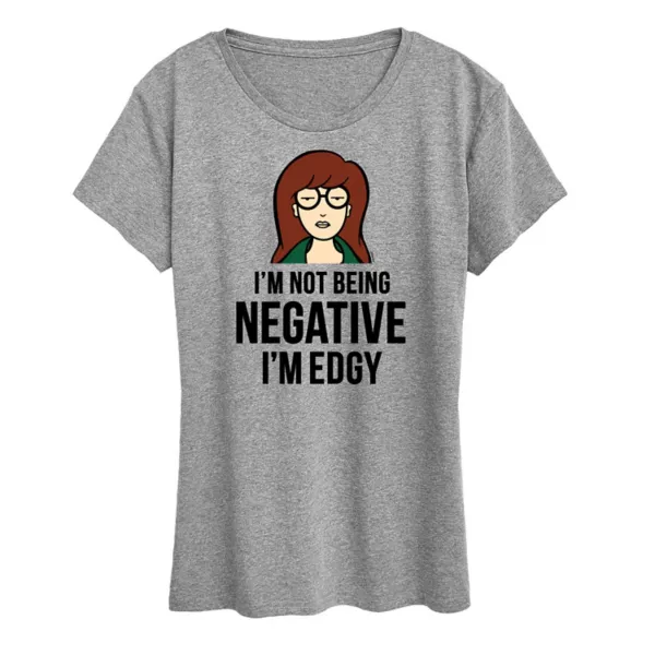 Женская футболка с принтом Daria Not Negative Licensed Character, серый
Женская футболка с принтом Daria Not Negative Licensed Character, серый