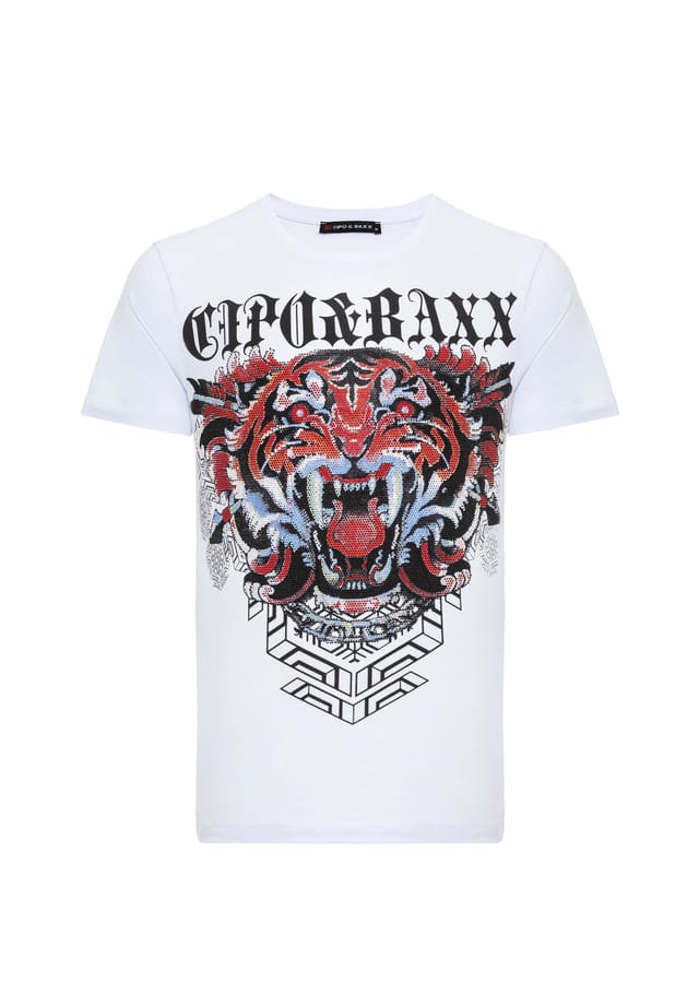 Футболка с классным дизайном Cipo & Baxx, белый
Футболка с классным дизайном Cipo & Baxx, белый