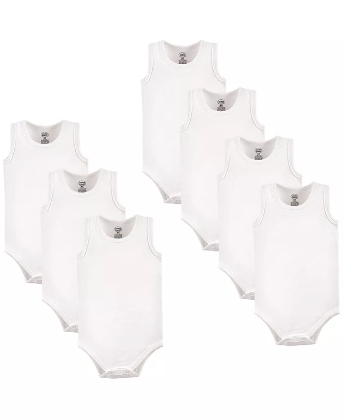 Хлопковые боди без рукавов 7 шт., белый, 18-24 месяца Luvable Friends
Хлопковые боди без рукавов 7 шт., белый, 18-24 месяца Luvable Friends