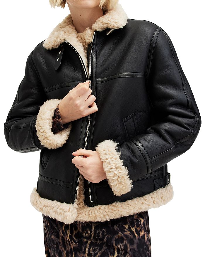Куртка для летчиков Lorel Shearling ALLSAINTS, черный
Куртка для летчиков Lorel Shearling ALLSAINTS, черный