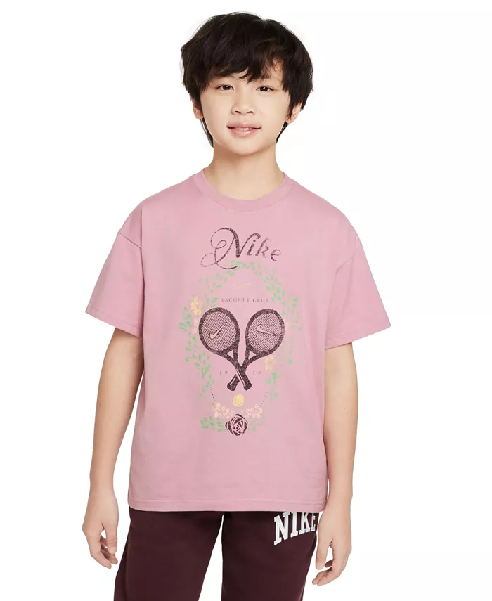 Футболка с принтом для девочек с коротким рукавом Big Girls Nike, розовый
Футболка с принтом для девочек с коротким рукавом Big Girls Nike, розовый