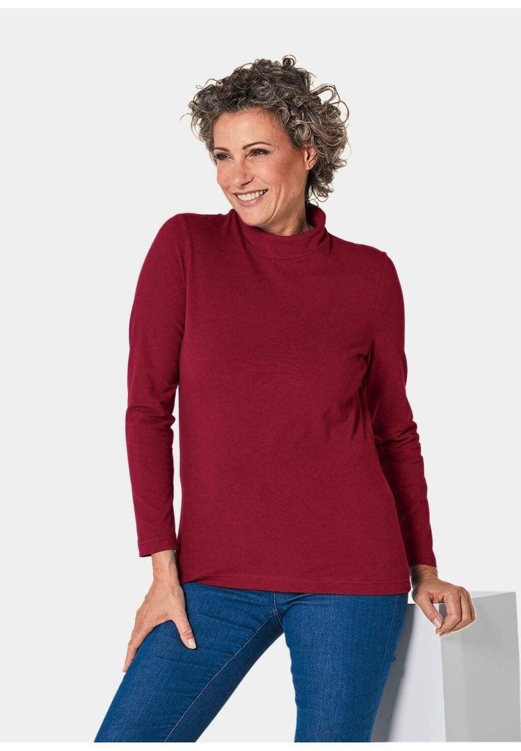 Топ с длинными рукавами GOLDNER, темно-красный
Топ с длинными рукавами GOLDNER, темно-красный