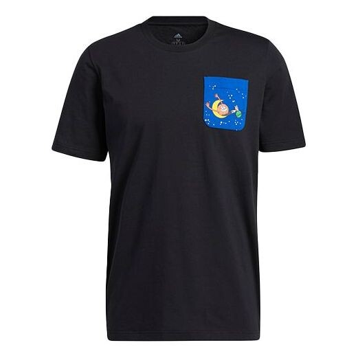 Футболка lil stripe pckt cartoon printing basketball sports round neck short sleeve black Adidas, черный
Футболка lil stripe pckt cartoon printing basketball sports round neck short sleeve black Adidas, черный