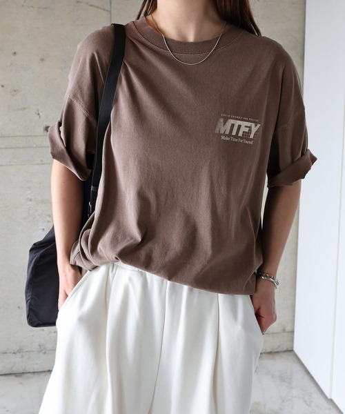 Футболка с коротким рукавом, принт логотипа MTFY, обработка пигментами ANME, бренд MTFY, коричневый
Футболка с коротким рукавом, принт логотипа MTFY, обработка пигментами ANME, бренд MTFY, коричневый