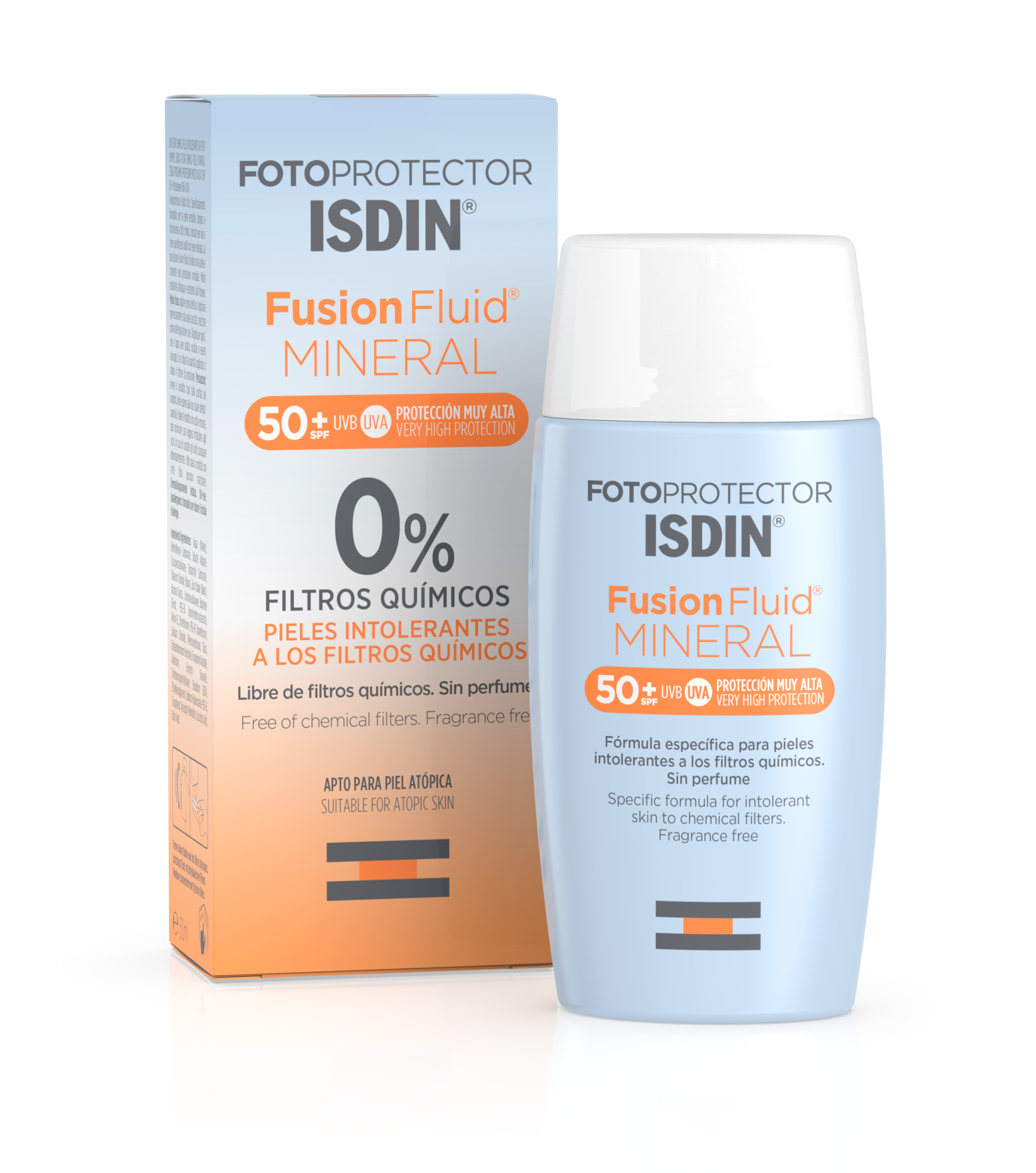 Жидкий фотопротектор 100% физические фильтры Fusion Fluid Mineral Spf 50 Isdin, 50 ml
Жидкий фотопротектор 100% физические фильтры Fusion Fluid Mineral Spf 50 Isdin, 50 ml