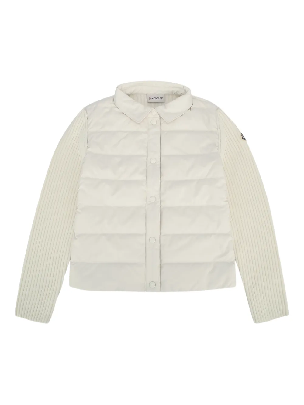 Кардиган с панелями Moncler Enfant, кремовый
Кардиган с панелями Moncler Enfant, кремовый