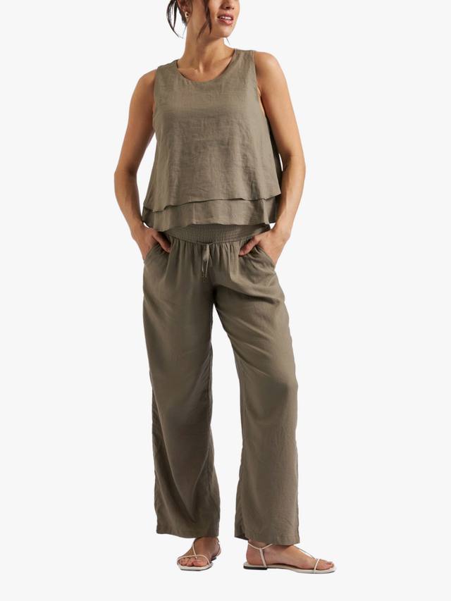 Широкие льняные брюки indi rich для беременных Ripe, оливковый
Широкие льняные брюки indi rich для беременных Ripe, оливковый