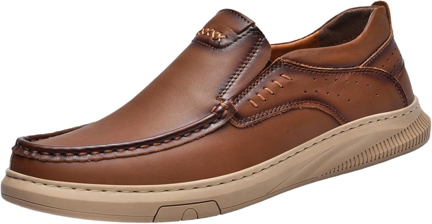 Мужские кожаные туфли на плоской подошве - комфортные и простые, подходят для всех сезонов и активного отдыха, большого размера Fusecottc, черный
Мужские кожаные туфли на плоской подошве - комфортные и простые, подходят для всех сезонов и активного отдыха, большого размера Fusecottc, черный