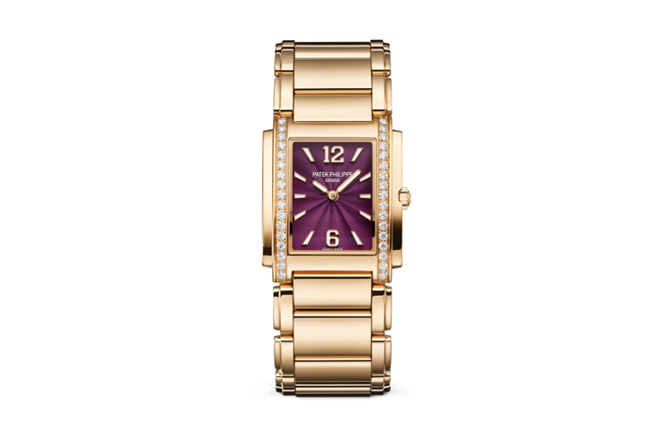 Часы PATEK PHILIPPE TWENTY~4 Collection Quartz Movement Women's Watch Watch Purple Watch Dial 18K Rose Gold Strap
Часы PATEK PHILIPPE TWENTY~4 Collection Quartz Movement Women's Watch Watch Purple Watch Dial 18K Rose Gold Strap