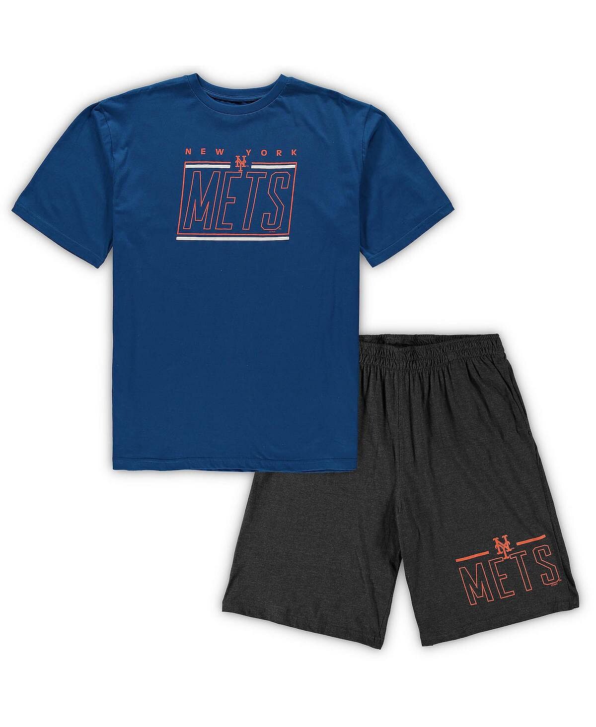 Мужской комплект для сна из футболки и шорт New York Mets Big and Tall Royal, темно-серого цвета Concepts Sport
Мужской комплект для сна из футболки и шорт New York Mets Big and Tall Royal, темно-серого цвета Concepts Sport