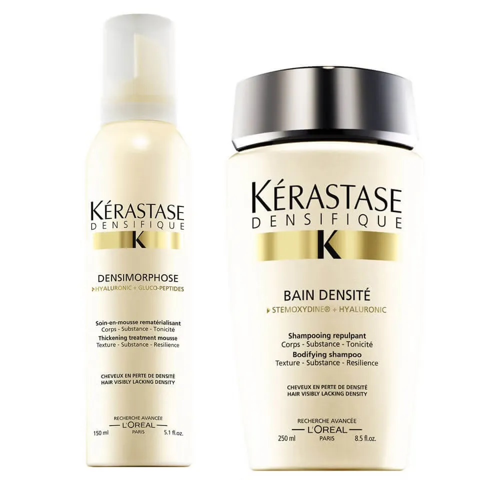 Densifique Bain Densité (250 мл) и Mousse Densimorphose (150 мл) Kerastase
Densifique Bain Densité (250 мл) и Mousse Densimorphose (150 мл) Kerastase