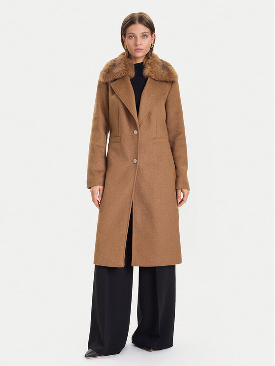 Шерстяное пальто regular fit W5BL19 W2642 Guess, коричневый
Шерстяное пальто regular fit W5BL19 W2642 Guess, коричневый