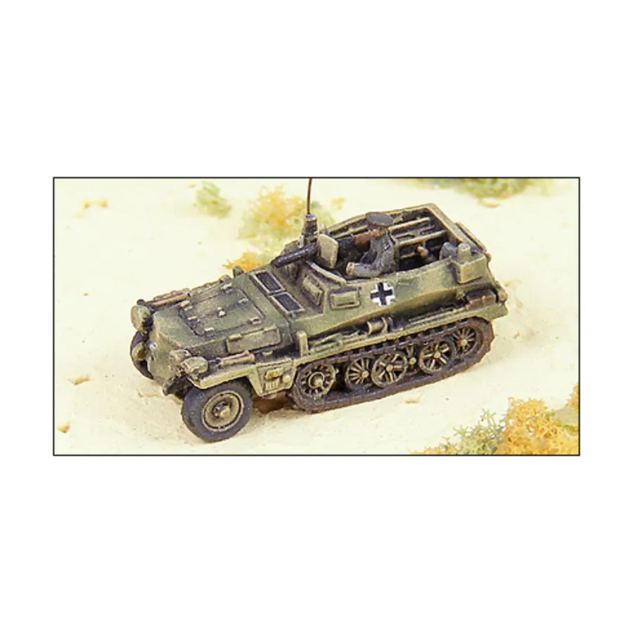 СдКфз 250/3, WWII Micro Armour - Germany - Halftracks (1:285)
СдКфз 250/3, WWII Micro Armour - Germany - Halftracks (1:285)