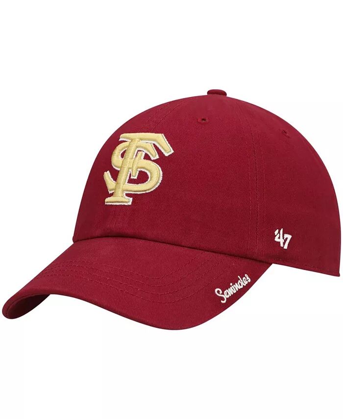 Женская шляпа Garnet Florida State Seminoles Miata Clean Up с логотипом и регулируемой головкой '47 Brand
Женская шляпа Garnet Florida State Seminoles Miata Clean Up с логотипом и регулируемой головкой '47 Brand