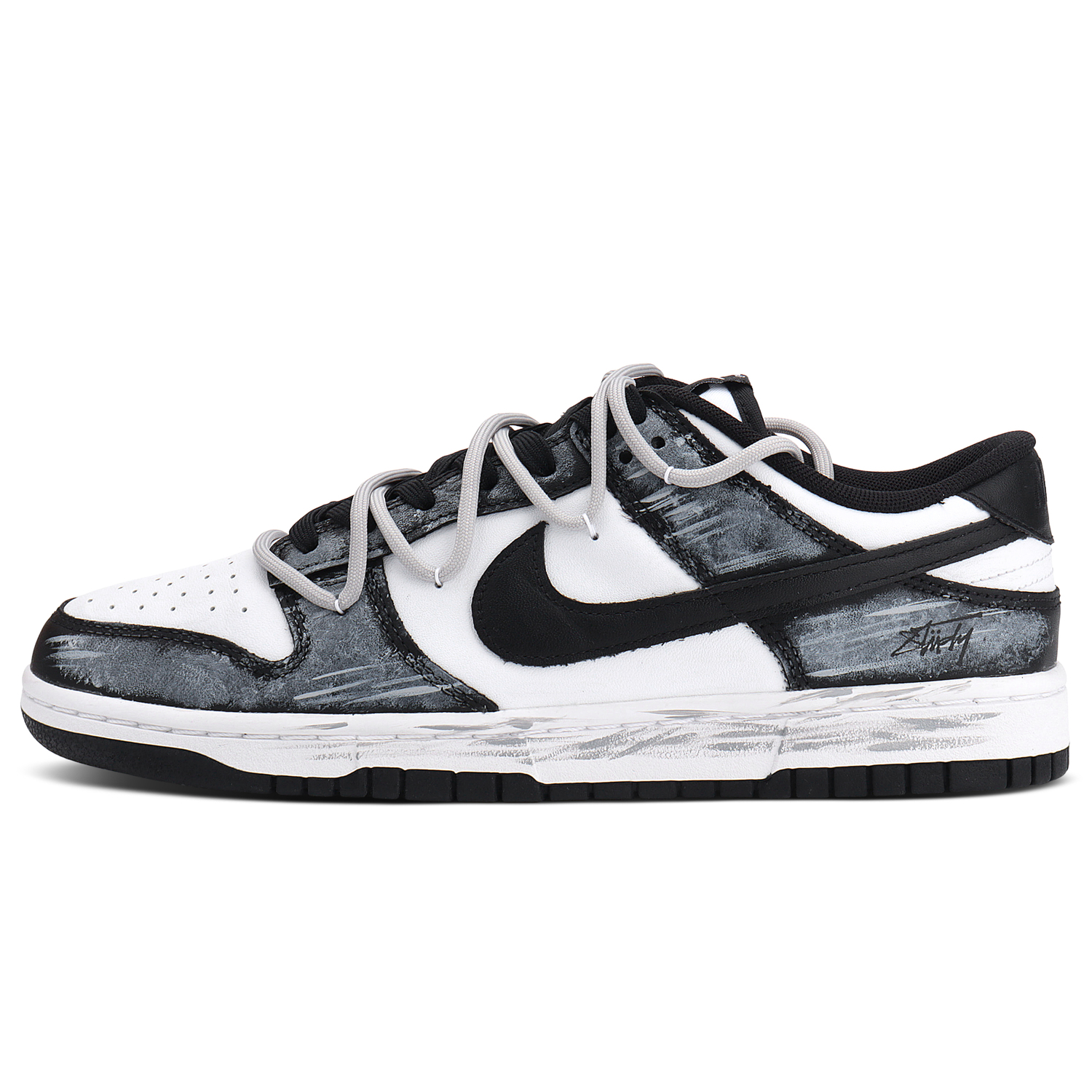 Dunk устойчивые к истиранию низкие скейтерские кроссовки мужские Nike, черный белый
Dunk устойчивые к истиранию низкие скейтерские кроссовки мужские Nike, черный белый