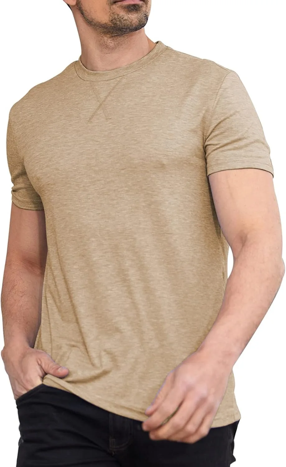 Мужская мягкая футболка Casual с коротким рукавом Oftalle
Мужская мягкая футболка Casual с коротким рукавом Oftalle