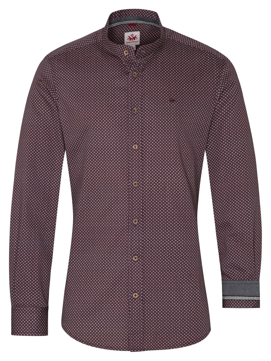 Облегающая традиционная рубашка на пуговицах SPIETH & WENSKY, темно-красный
Облегающая традиционная рубашка на пуговицах SPIETH & WENSKY, темно-красный