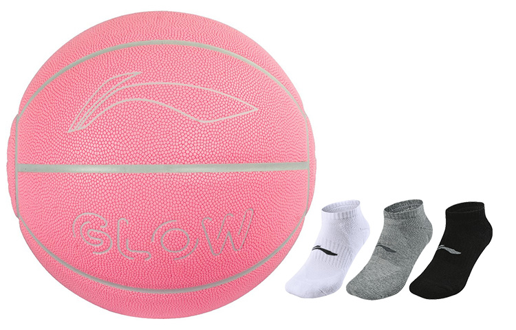 LINING Баскетбольный мяч badfive pu розовый размер 7 светящийся в темноте unisex
LINING Баскетбольный мяч badfive pu розовый размер 7 светящийся в темноте unisex