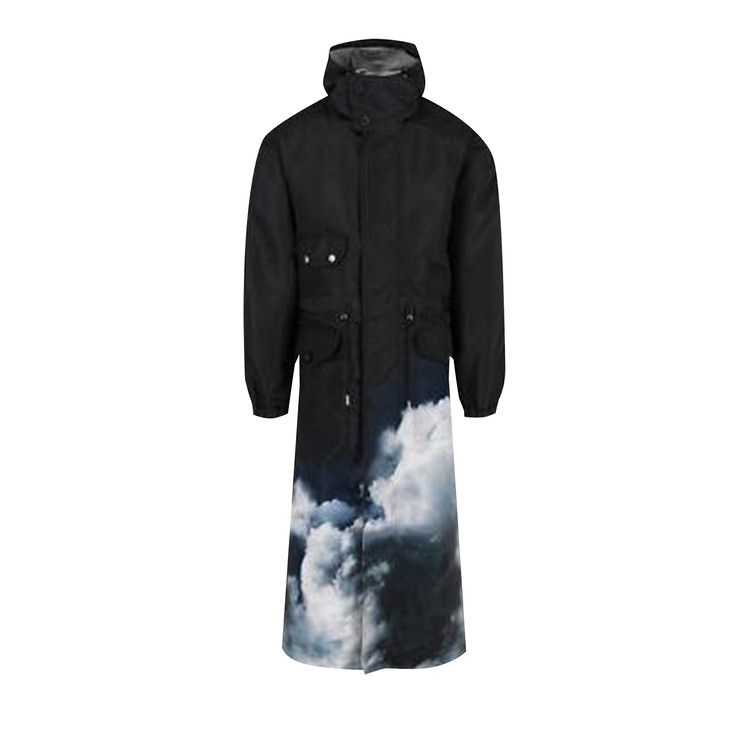Парка Alexander McQueen Storm Sky Print Parka, Blue 
Парка Alexander McQueen Storm Sky Print Parka, Blue