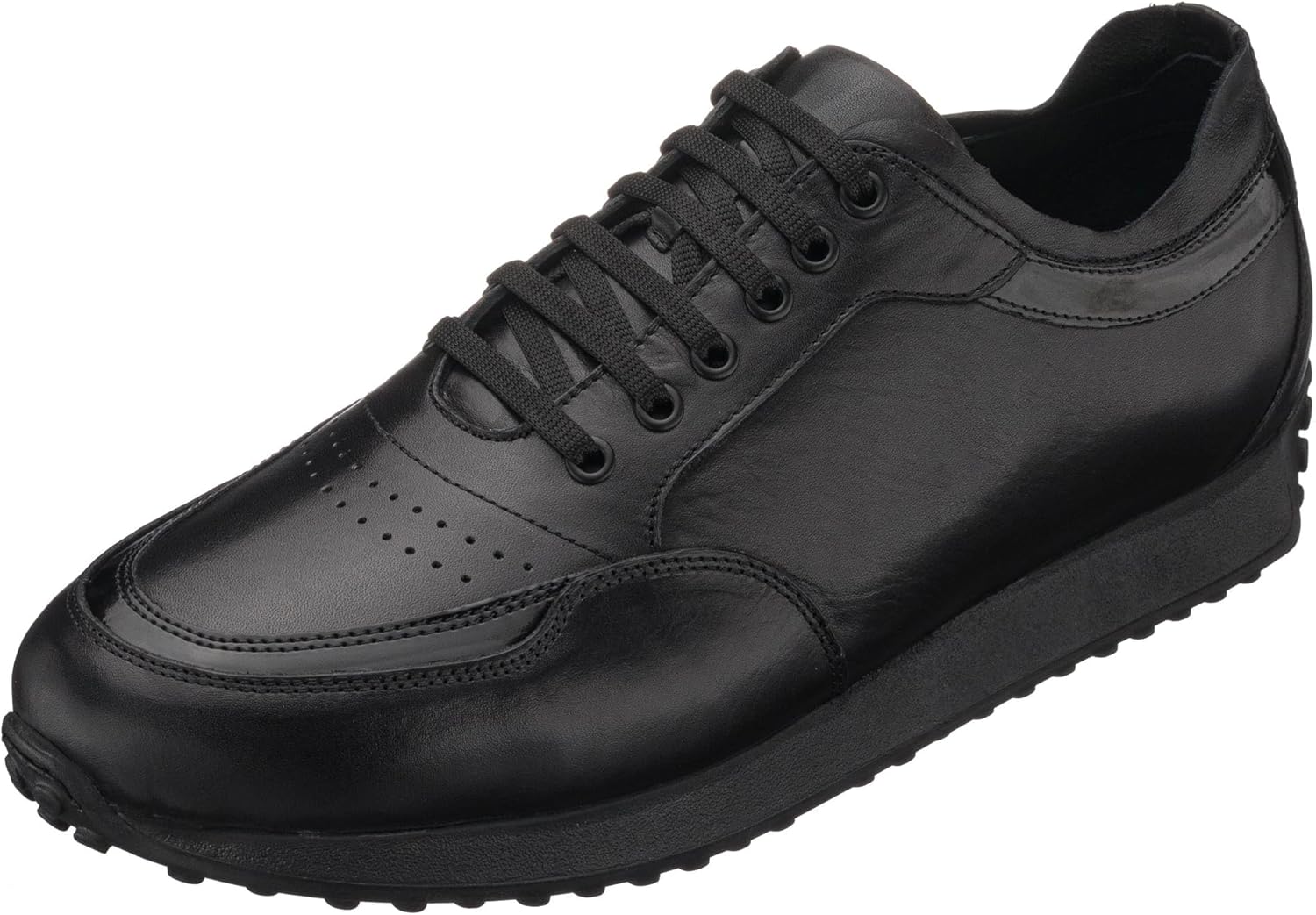 Мужские модные кроссовки DALGALA большого размера из черной кожи ручной работы, легкие
Мужские модные кроссовки DALGALA большого размера из черной кожи ручной работы, легкие