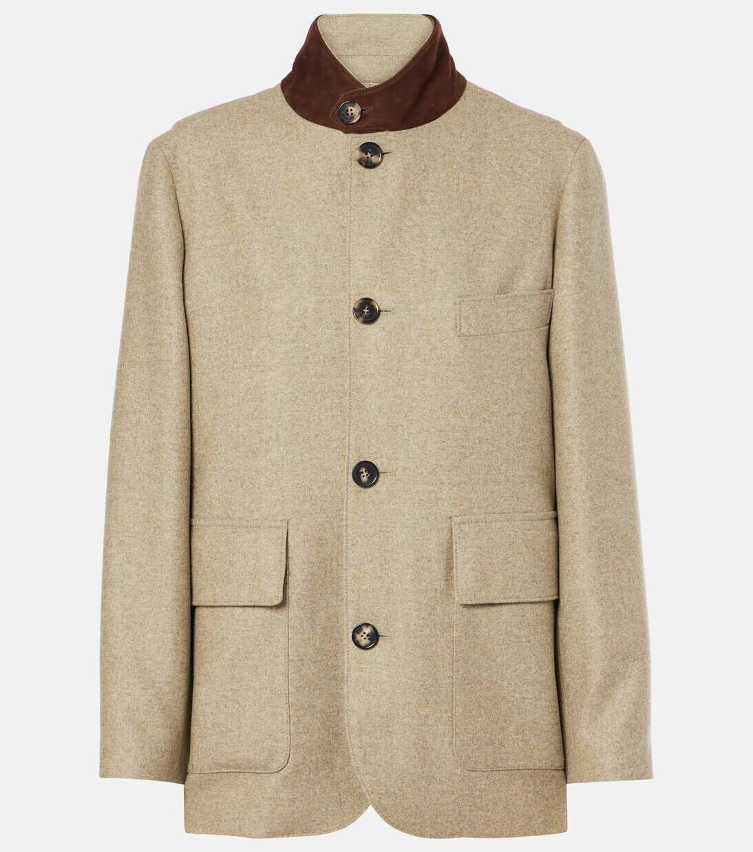 Куртка Roadster с кожаной отделкой и шерстяной смесью Loro Piana, цвет beech tree melange
Куртка Roadster с кожаной отделкой и шерстяной смесью Loro Piana, цвет beech tree melange