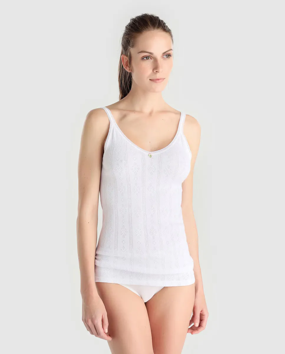 Майка Avet из хлопка, белый
Майка Avet из хлопка, белый