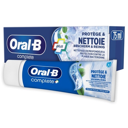 Средство для чистки зубов Complete Plus Protect Fresh - 75 мл Oral-B
Средство для чистки зубов Complete Plus Protect Fresh - 75 мл Oral-B