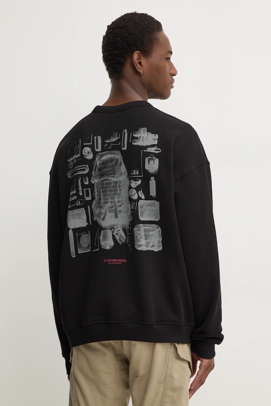 Хлопковая толстовка G-Star, черный
Хлопковая толстовка G-Star, черный
