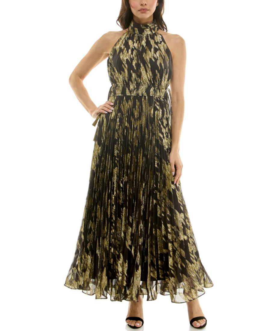 Женское плиссированное платье с воротником-стойкой в виде солнечных лучей Taylor, Raven Gold
Женское плиссированное платье с воротником-стойкой в виде солнечных лучей Taylor, Raven Gold