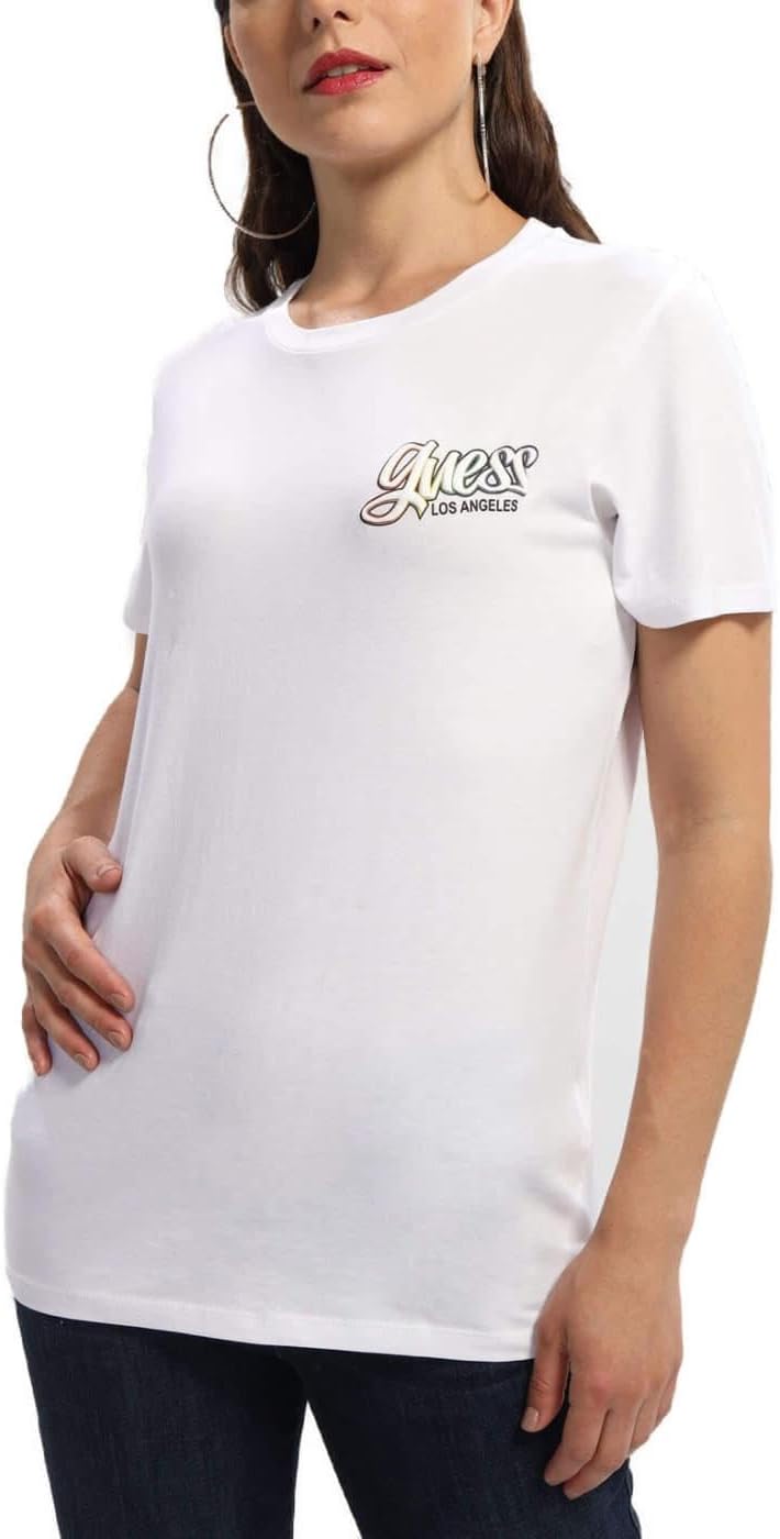 GUESS Женская Футболка с Коротким Рукавом Rainbow Cherry Easy, Pure White, Белый, GUESS Женская Футболка с Коротким Рукавом Rainbow Cherry Easy, Pure White
GUESS Женская Футболка с Коротким Рукавом Rainbow Cherry Easy, Pure White, Белый, GUESS Женская Футболка с Коротким Рукавом Rainbow Cherry Easy, Pure White