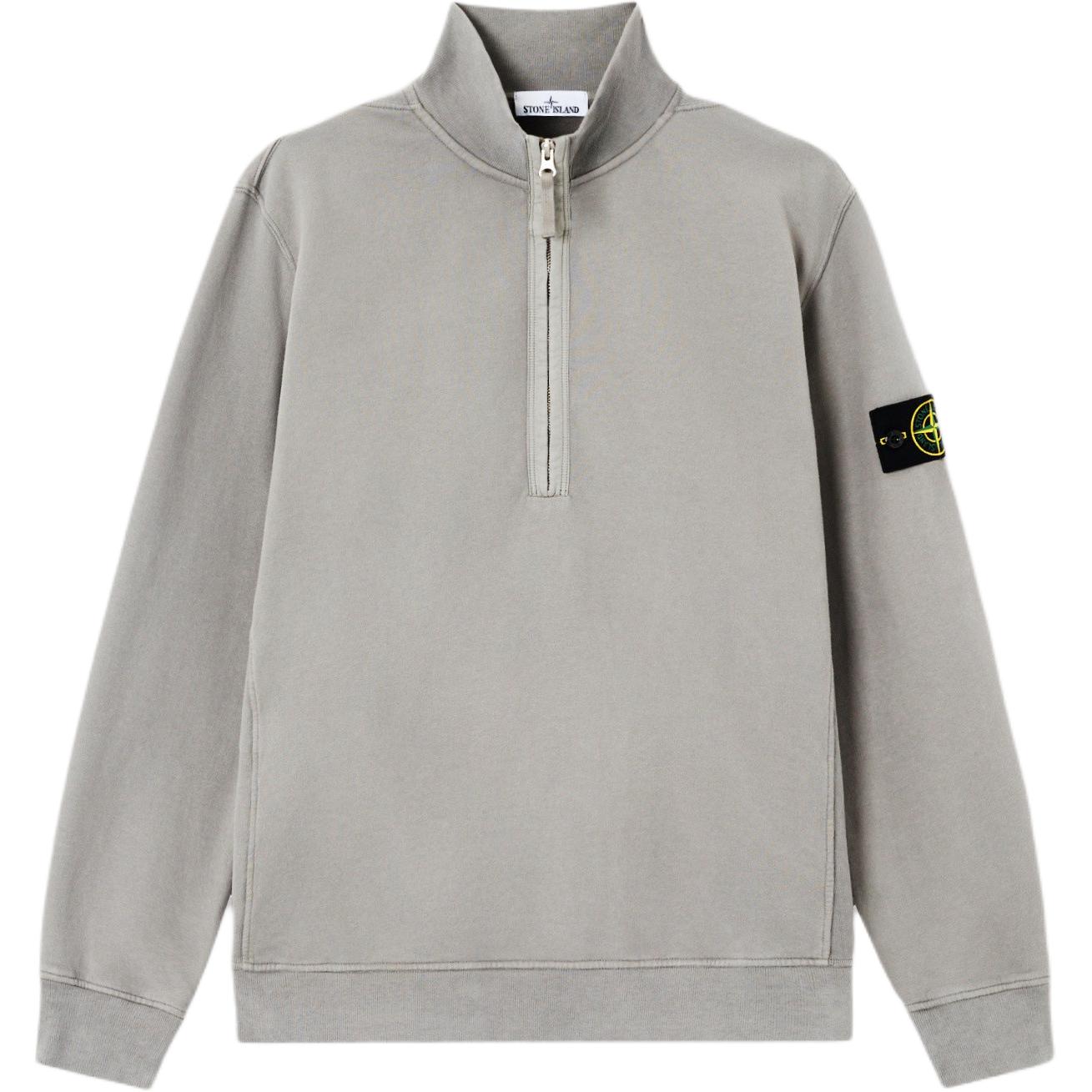 Свитшот с логотипом на груди и молнией до половины STONE ISLAND, серый
Свитшот с логотипом на груди и молнией до половины STONE ISLAND, серый
