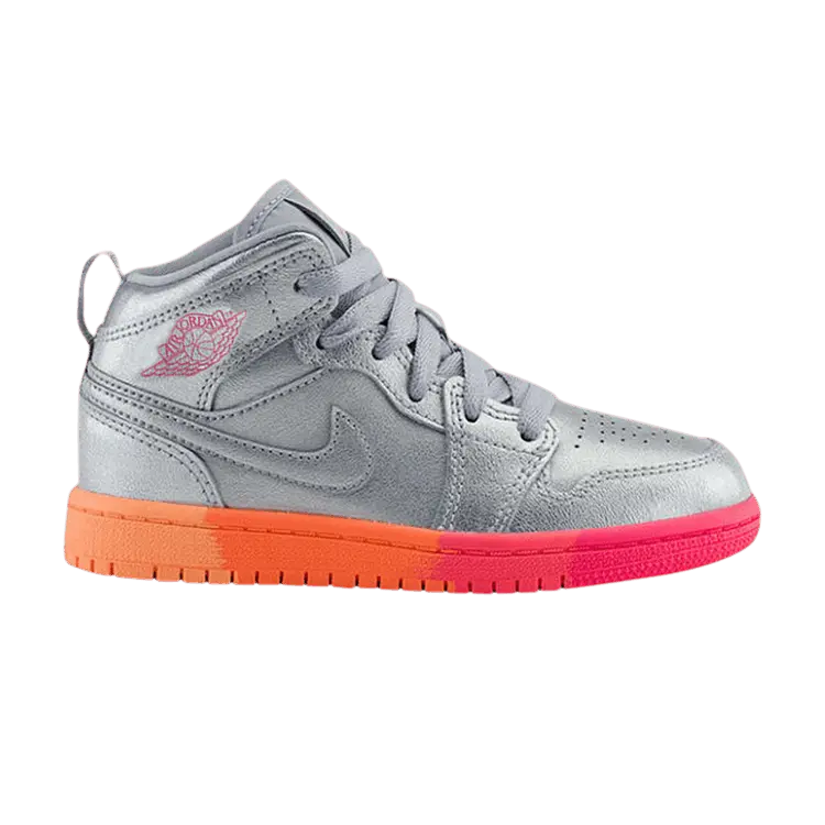 Кроссовки Air Jordan Air Jordan 1 Mid PS 'Metallic Silver Pink Crimson', серебряный
Кроссовки Air Jordan Air Jordan 1 Mid PS 'Metallic Silver Pink Crimson', серебряный