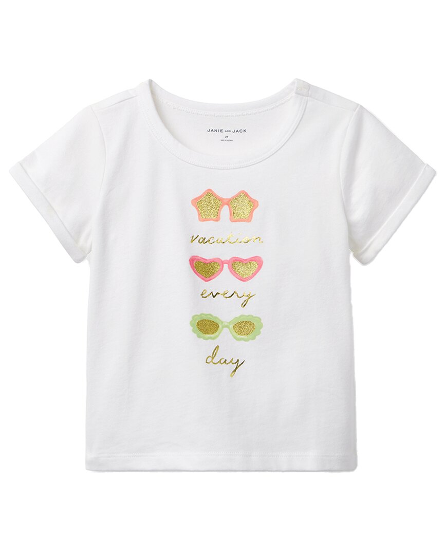 Джени энд Джек Топ с буфами и баской Janie and Jack, белый
Джени энд Джек Топ с буфами и баской Janie and Jack, белый