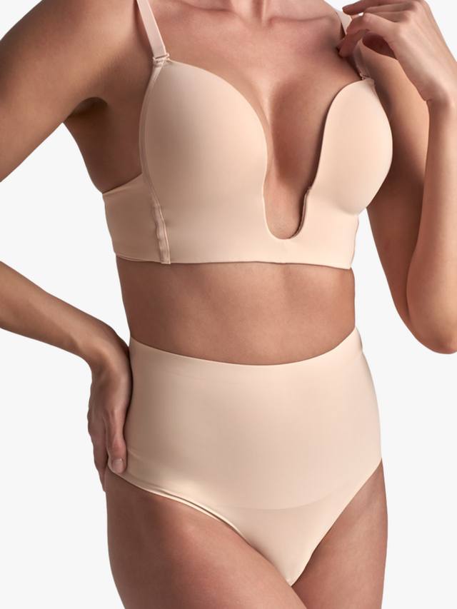 Трусы-стринги с эффектом контроля талии Bye Bra, Beige
Трусы-стринги с эффектом контроля талии Bye Bra, Beige