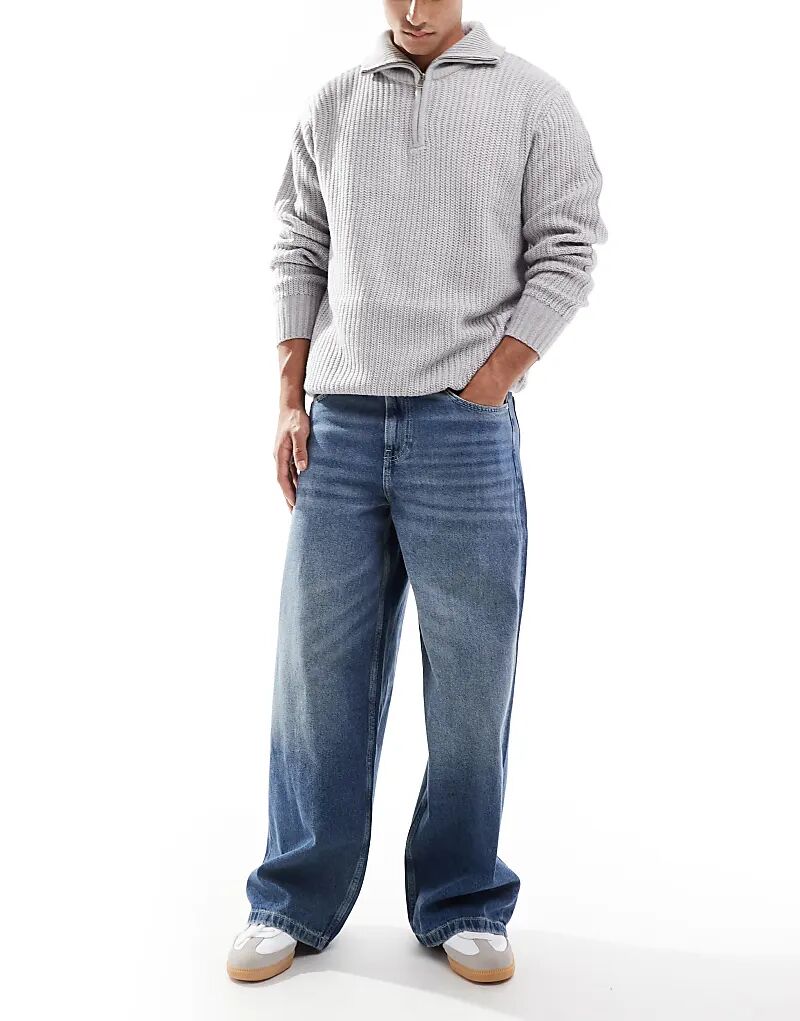 Очень мешковатые джинсы в средне-синем цвете ASOS DESIGN
Очень мешковатые джинсы в средне-синем цвете ASOS DESIGN