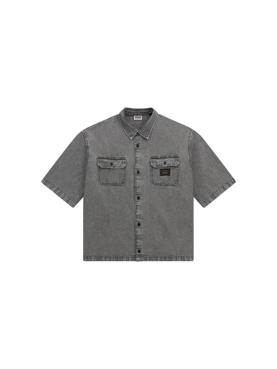 Рубашка на пуговицах GUESS, серый
Рубашка на пуговицах GUESS, серый