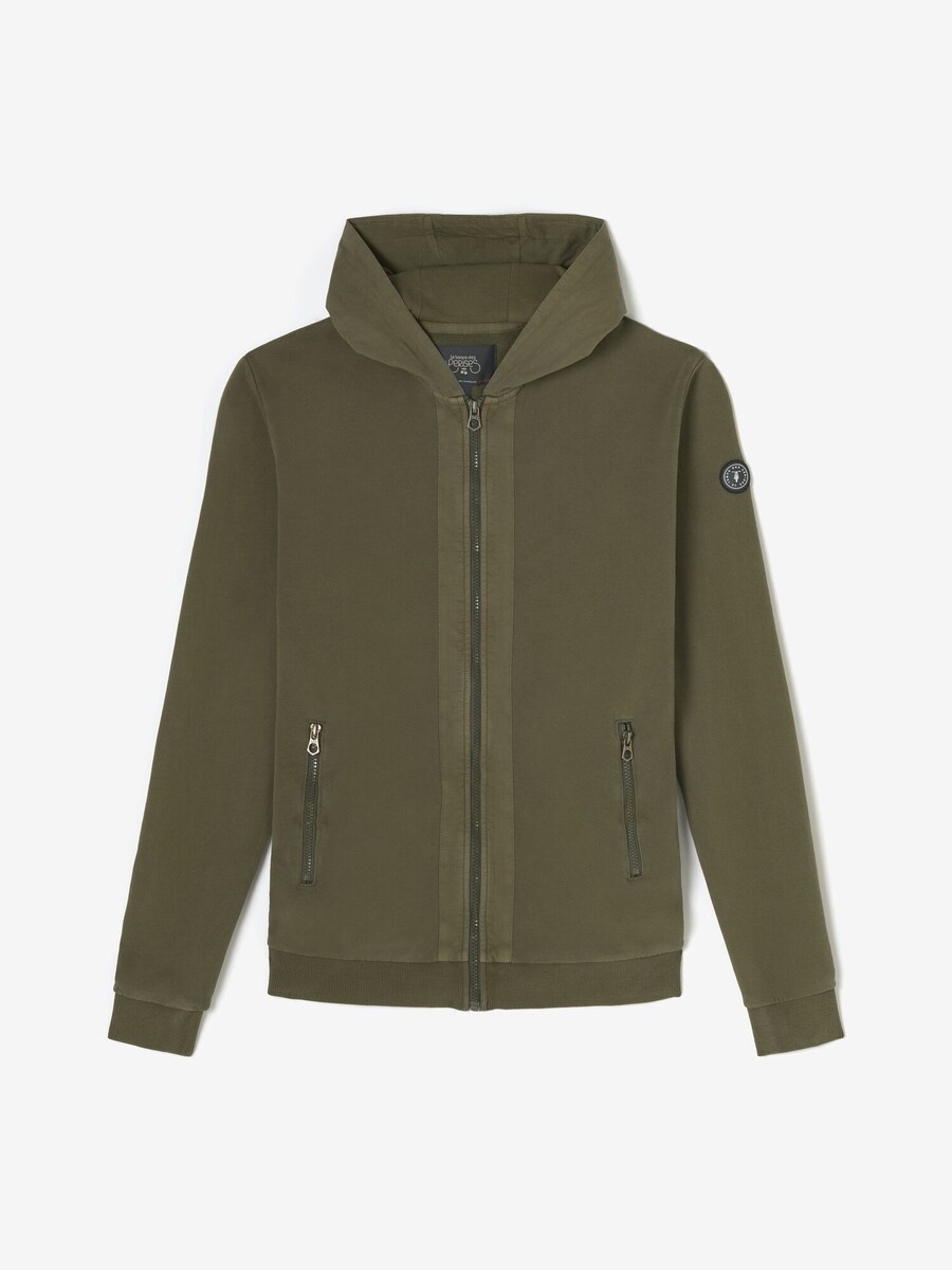 Толстовка с капюшоном на молнии Le Temps Des Cerises Refa, оливковый
Толстовка с капюшоном на молнии Le Temps Des Cerises Refa, оливковый