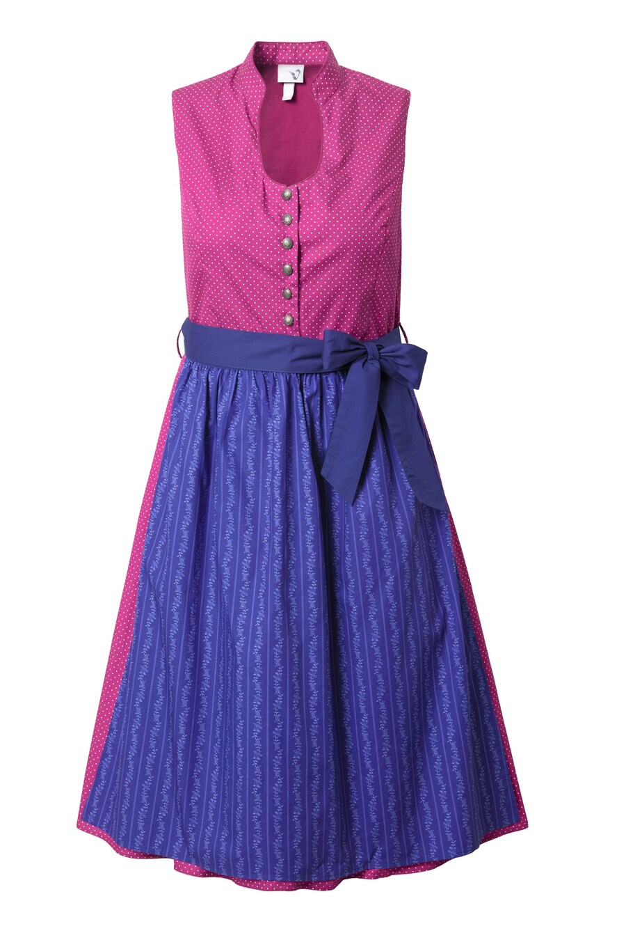 Широкая юбка в сборку Ulla Popken, синий/розовый
Широкая юбка в сборку Ulla Popken, синий/розовый