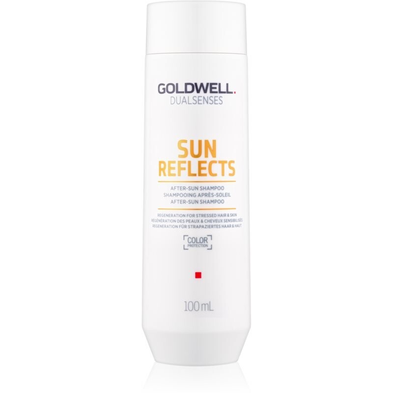 Goldwell Dualsenses Sun Reflects, очищающий питательный шампунь для волос 100 мл
Goldwell Dualsenses Sun Reflects, очищающий питательный шампунь для волос 100 мл