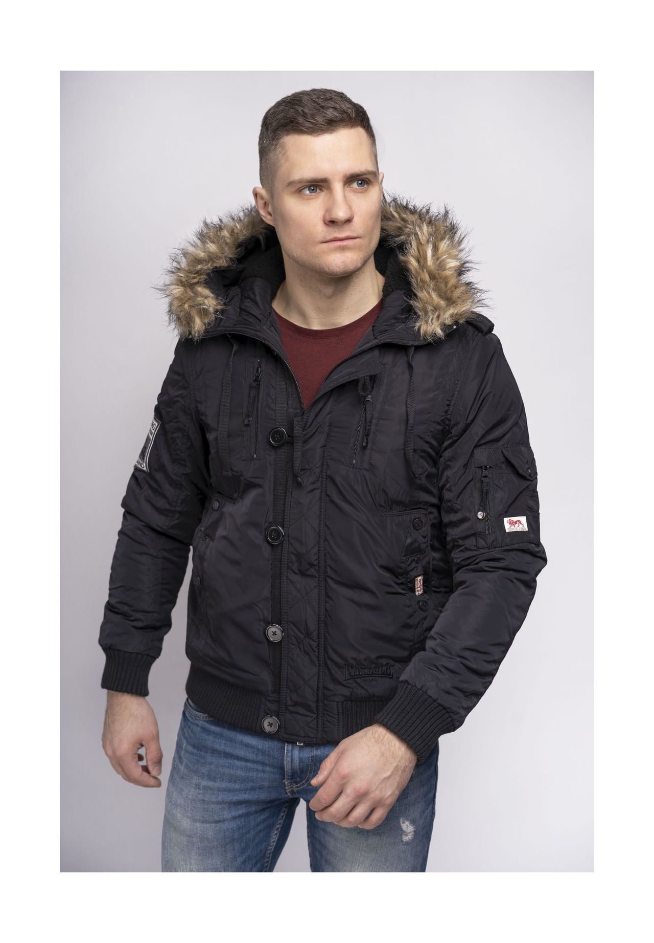 Мужская зимняя куртка с капюшоном обычного кроя JARRETH LONSDALE, черный
Мужская зимняя куртка с капюшоном обычного кроя JARRETH LONSDALE, черный