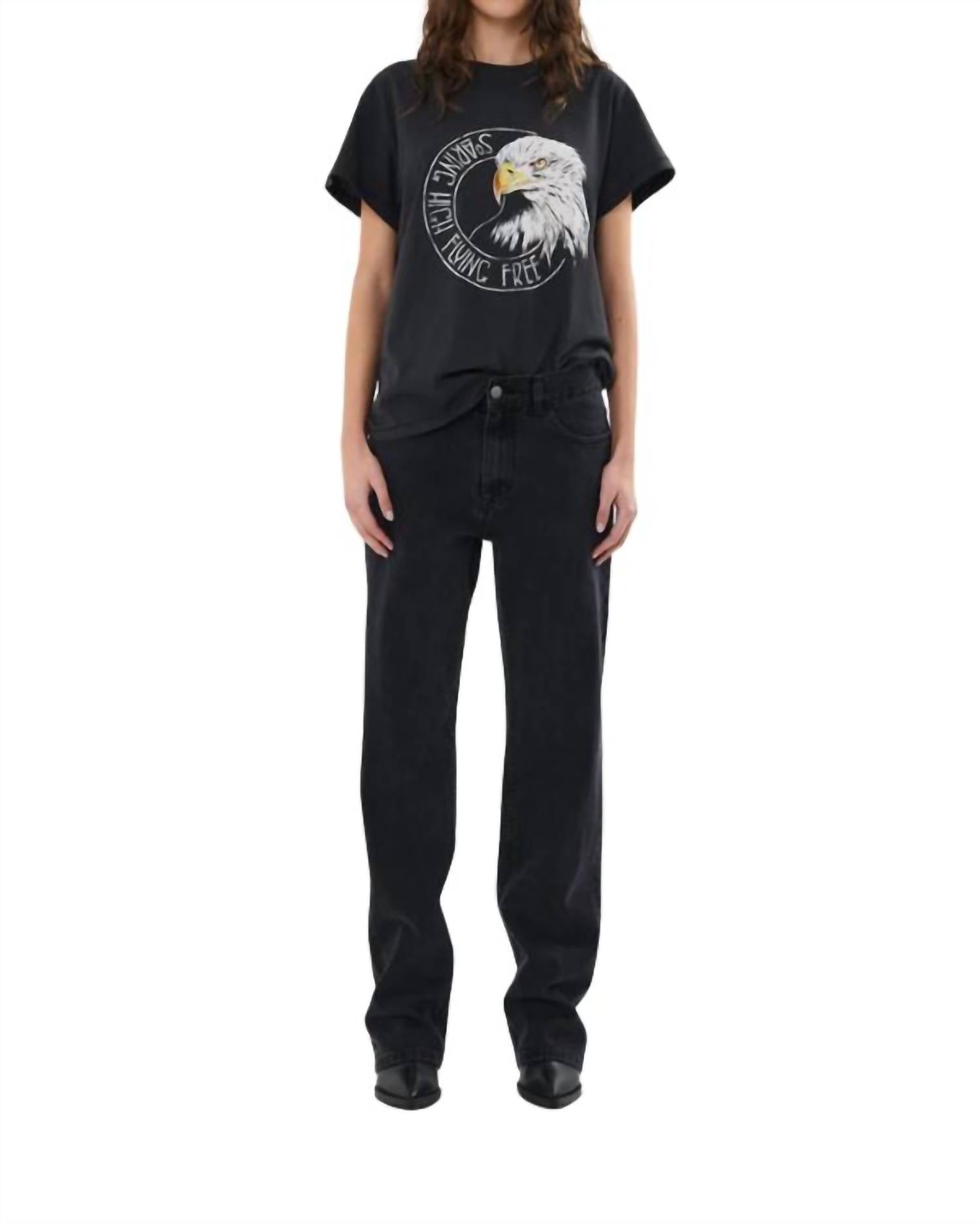 Футболка Eagle выцветшего черного цвета Rabens Saloner
Футболка Eagle выцветшего черного цвета Rabens Saloner