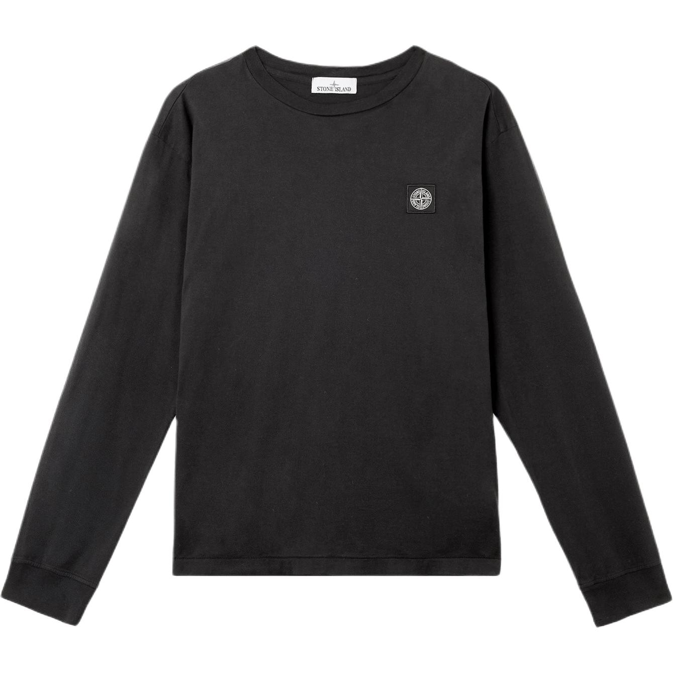 Футболка с длинным рукавом и нашивкой с логотипом STONE ISLAND, черный
Футболка с длинным рукавом и нашивкой с логотипом STONE ISLAND, черный