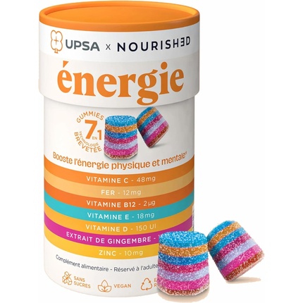 Пищевая добавка Nourished Energy без сахара Upsa
Пищевая добавка Nourished Energy без сахара Upsa