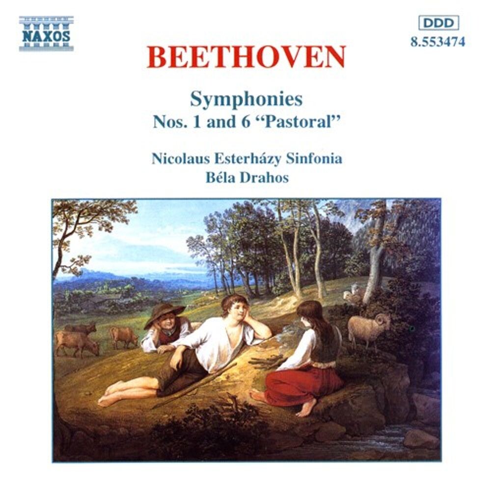Диск CD Symphonies Nos. 1 & 6 "Pastoral" - Ludwig van Beethoven, Bela Drahos, Nicolaus Esterházy Sinfonia 
Диск CD Symphonies Nos. 1 & 6 "Pastoral" - Ludwig van Beethoven, Bela Drahos, Nicolaus Esterházy Sinfonia